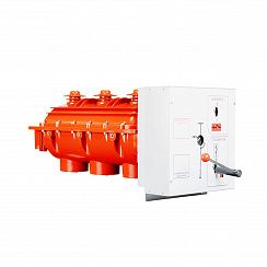 Элегазовый выключатель нагрузки ESQ FLN36-24D/630-20R-MOA-B-HS-BD-VI-PB-PА (24кВ, 630А, 20кА, руч. упр. MOA, кож. B, рук. HS, BD блок. дв., датчик индикаци VI+, мех. б-ка PB (зз),мех. б-ка PА (сил.))