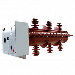 Элегазовый выключатель нагрузки ESQ FLN36-40,5D/630-20-MOA-PАPВ (40,5кВ, 630А, 20кА, руч. управ., кожух, рукоятка для руч. упр. HS,датчик давления GPM, с индик, мех. блок.)