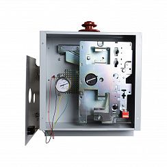 Элегазовый выключатель нагрузки ESQ FLN36-40,5D/630-20-MOA-EL (40,5кВ, 630А, 20кА, руч. управ., кожух, рукоятка для руч. упр. HS, датчик давления элегаза GPM, с индикацией напряжения)